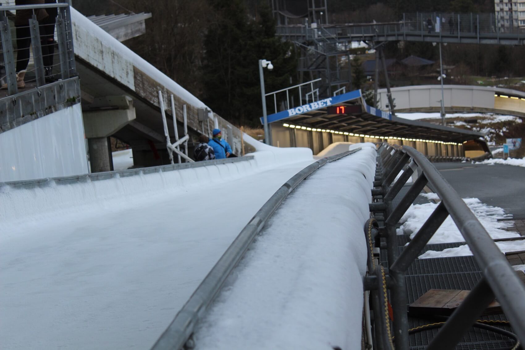 Startbereich der Bobbahn in Winterberg
